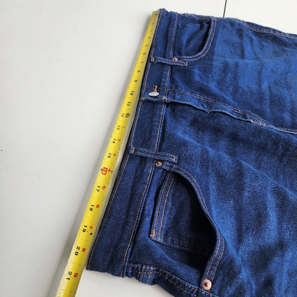 Levi’s Signature Women's Blue Denim Heritage High Rise Stretch Shorts Size 20W - Picture 6 of 10